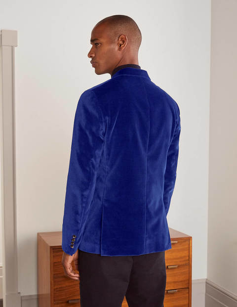 Blazer Highgate en velours - Bleu grec Blazer Highgate en velours - Bleu grec