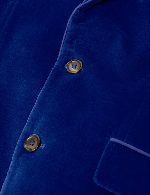 Blazer Highgate en velours - Bleu grec Blazer Highgate en velours - Bleu grec