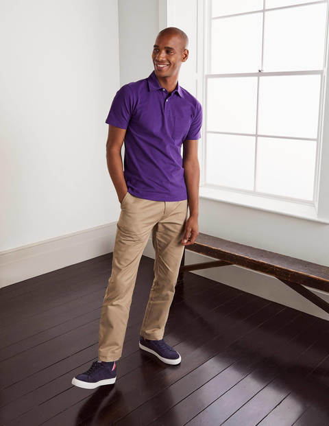 Sueded Jersey Polo - Royal Purple Sueded Jersey Polo - Royal Purple