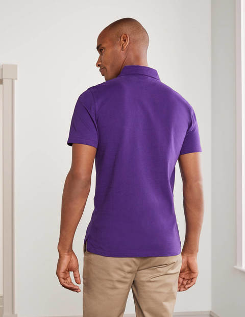 Sueded Jersey Polo - Royal Purple Sueded Jersey Polo - Royal Purple