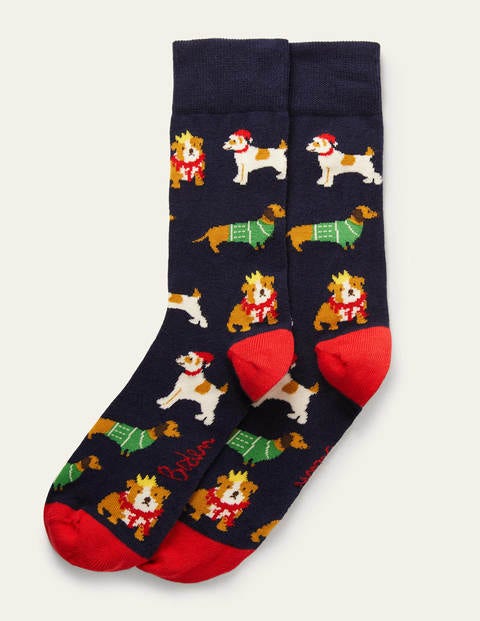 Festliche Mini-Me-Socken - Festliche Hunde Festliche Mini-Me-Socken - Festliche Hunde