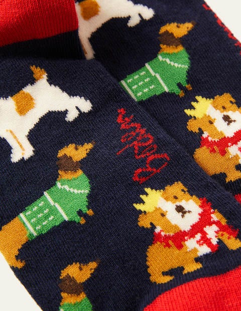Festliche Mini-Me-Socken - Festliche Hunde Festliche Mini-Me-Socken - Festliche Hunde