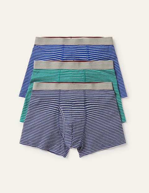 3 Pack Jersey Boxers - Marl Stripe Pack 3 Pack Jersey Boxers - Marl Stripe Pack