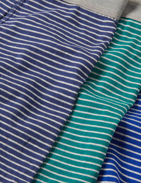 3 Pack Jersey Boxers - Marl Stripe Pack 3 Pack Jersey Boxers - Marl Stripe Pack