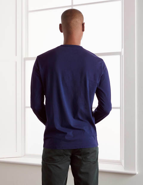 Long Sleeve Graphic T-Shirt - Light Navy Bikes Long Sleeve Graphic T-Shirt - Light Navy Bikes
