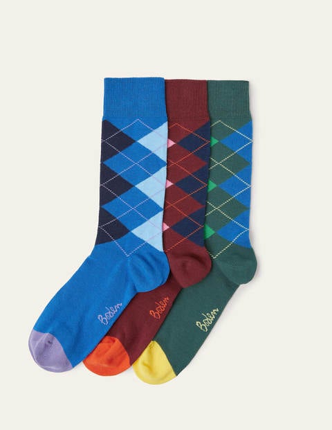 Favourite Socks - Argyle Multi Pack Favourite Socks - Argyle Multi Pack