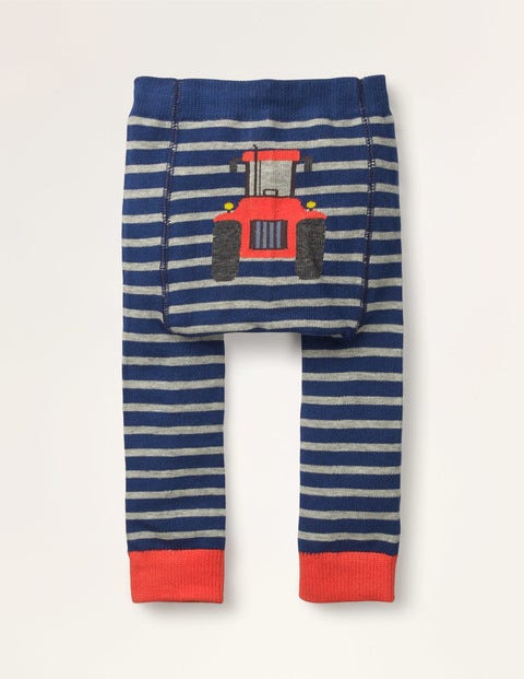 Strick-Leggings - Segelblau/Grau Meliert Strick-Leggings - Segelblau/Grau Meliert