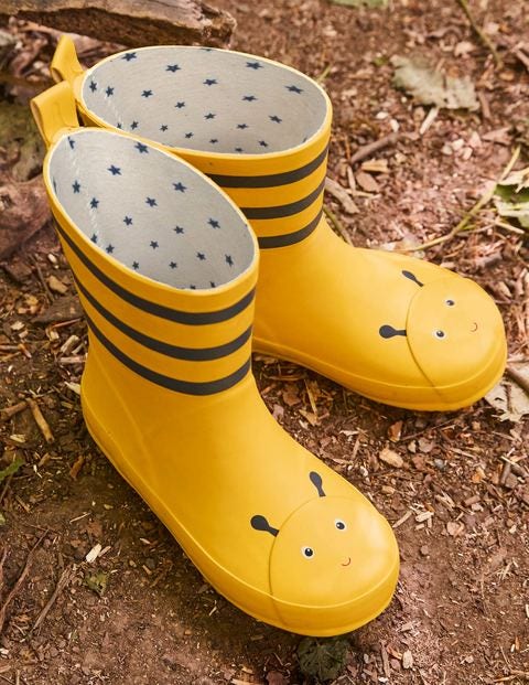 Wellies - Honeycomb Yellow Wellies - Honeycomb Yellow