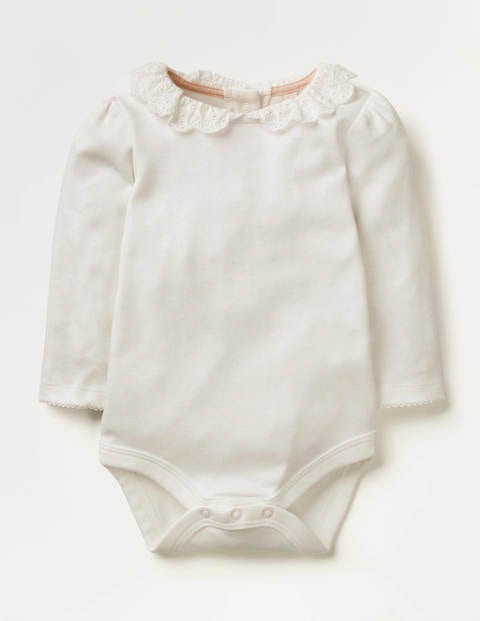 Collared Body - Ivory Broderie Collared Body - Ivory Broderie