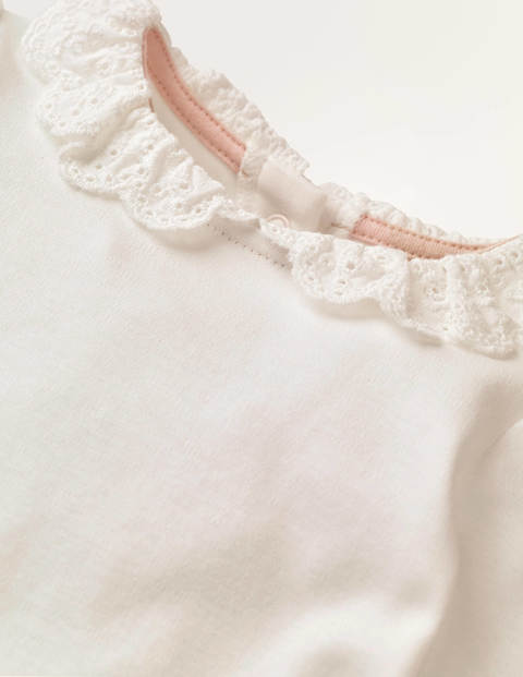 Collared Body - Ivory Broderie Collared Body - Ivory Broderie