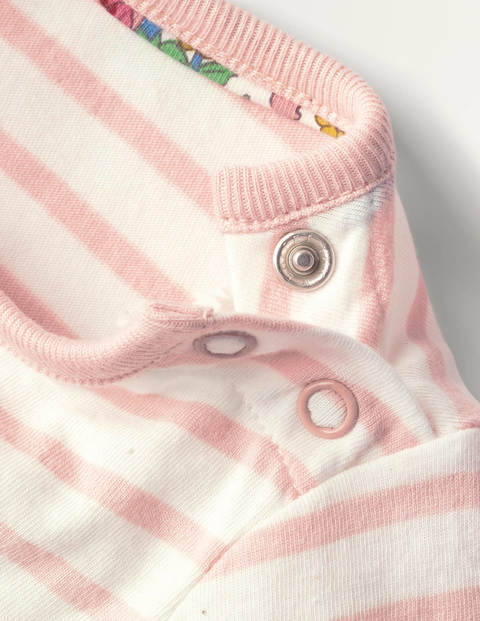 Animal Appliqué T-shirt - Boto Pink/Ivory Bunny Animal Appliqué T-shirt - Boto Pink/Ivory Bunny