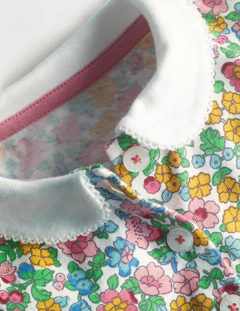 Jersey Collared Dress - Vintage Floral Jersey Collared Dress - Vintage Floral