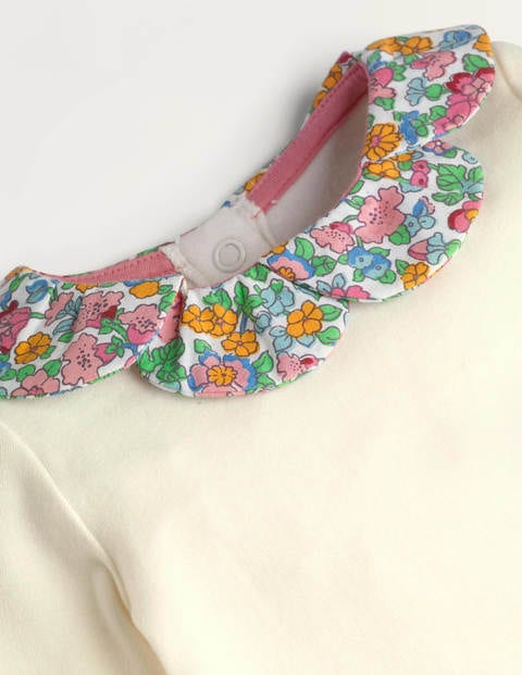 Printed Collared Body - Ivory Printed Collared Body - Ivory