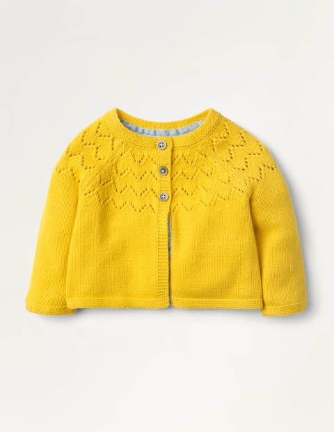 Cosy Cardigan - Honeycomb Yellow Cosy Cardigan - Honeycomb Yellow