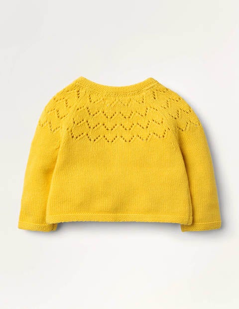 Cosy Cardigan - Honeycomb Yellow Cosy Cardigan - Honeycomb Yellow