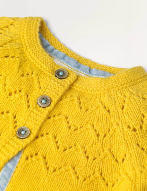 Cosy Cardigan - Honeycomb Yellow Cosy Cardigan - Honeycomb Yellow