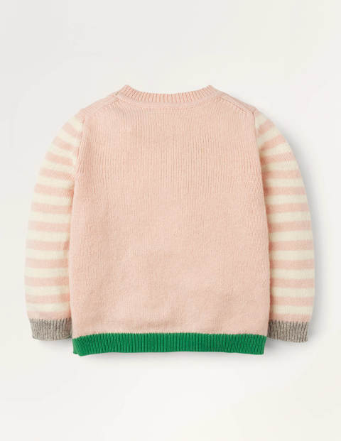 Fun Knitted Cardigan - Boto Pink Rabbits Fun Knitted Cardigan - Boto Pink Rabbits