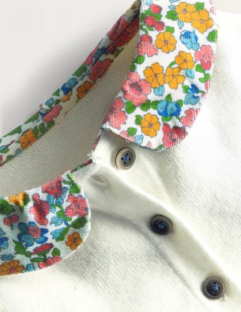 Knitted Collared Dress - Vintage Floral Knitted Collared Dress - Vintage Floral