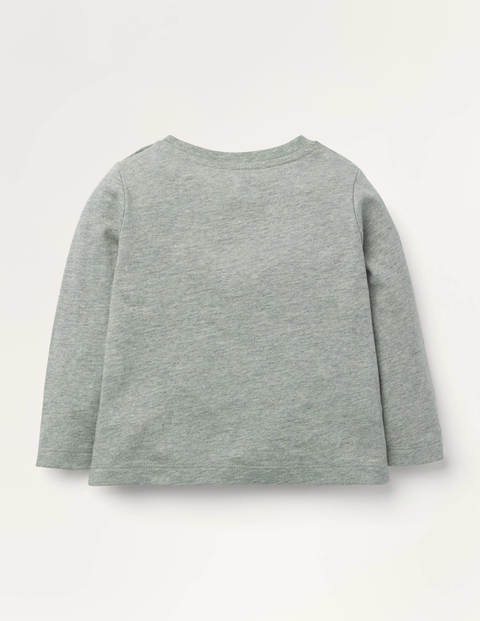 T-shirt à imprimé chien - Teckel gris chiné T-shirt à imprimé chien - Teckel gris chiné