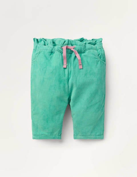 Pantalon à enfiler en velours côtelé - Vert asperge Pantalon à enfiler en velours côtelé - Vert asperge