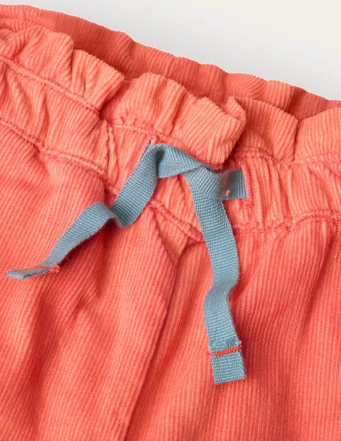 Cord Pull-on Trousers - Pale Red Cord Pull-on Trousers - Pale Red