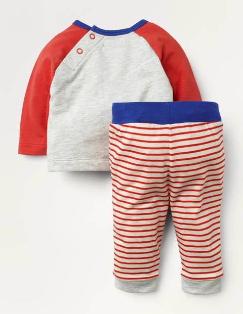 Fröhliches Jersey-Spielset - Grau Meliert, Fahrzeuge Fröhliches Jersey-Spielset - Grau Meliert, Fahrzeuge