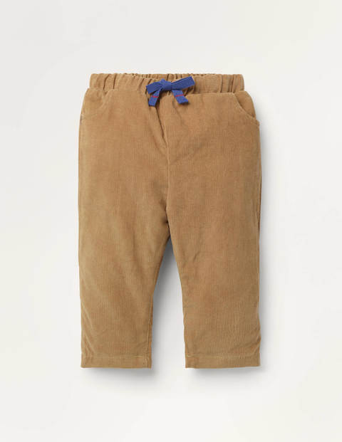 Jersey-lined Cord Pants - Butterscotch Brown Sprout Jersey-lined Cord Pants - Butterscotch Brown Sprout