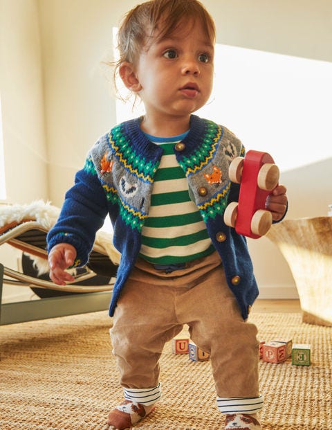 Jersey-lined Cord Pants - Butterscotch Brown Sprout Jersey-lined Cord Pants - Butterscotch Brown Sprout