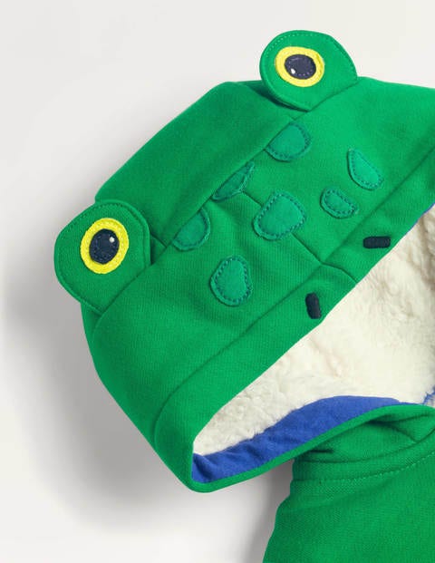 Shaggy-lined Hoodie - Highland Green Frog Shaggy-lined Hoodie - Highland Green Frog