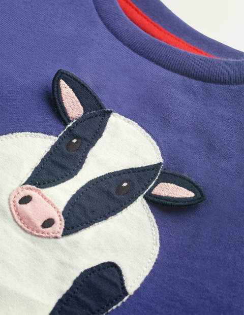 Farm Animal T-shirt - Starboard Blue Cow Farm Animal T-shirt - Starboard Blue Cow