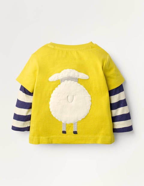 Farm Animal T-shirt - Mimosa Yellow Sheep Farm Animal T-shirt - Mimosa Yellow Sheep