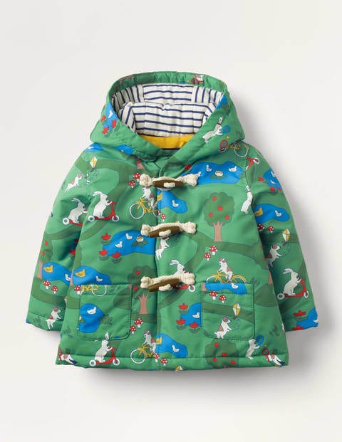 Water Resistant Duffle Coat - Green Park Life Water Resistant Duffle Coat - Green Park Life