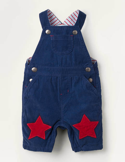 Jersey-lined Cord Overalls - Starboard Blue Jersey-lined Cord Overalls - Starboard Blue
