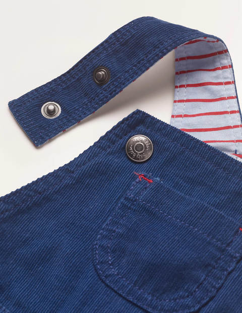 Jersey-lined Cord Overalls - Starboard Blue Jersey-lined Cord Overalls - Starboard Blue