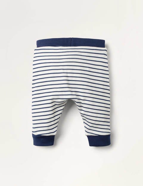 Legging pour nouveau-né - Ivoire/bleu tribord Legging pour nouveau-né - Ivoire/bleu tribord