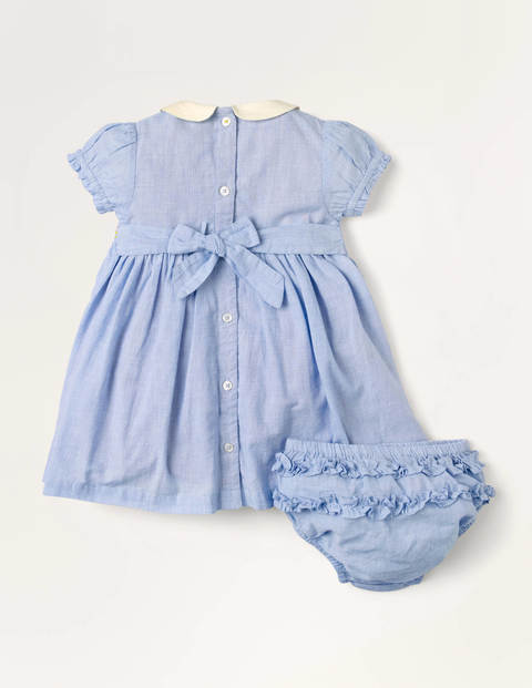 Smocked Occasion Dress - End on End Smocked Occasion Dress - End on End