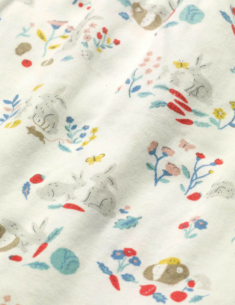 Newborn Jersey Wrap Dress - Multi Meadow Friends Newborn Jersey Wrap Dress - Multi Meadow Friends