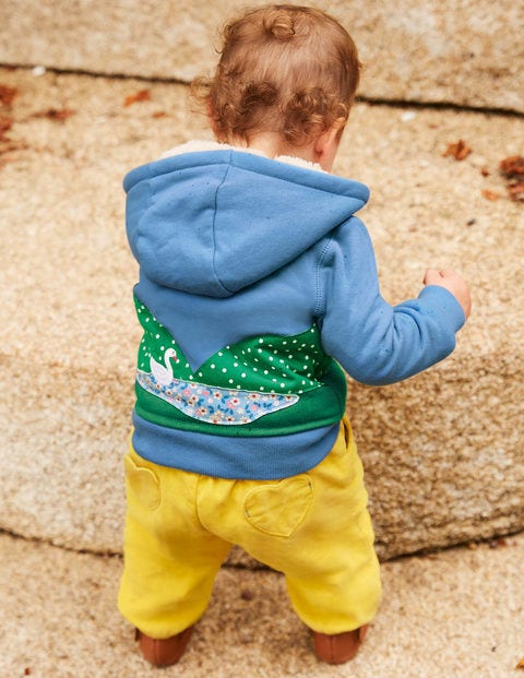 mini boden shaggy lined hoodie