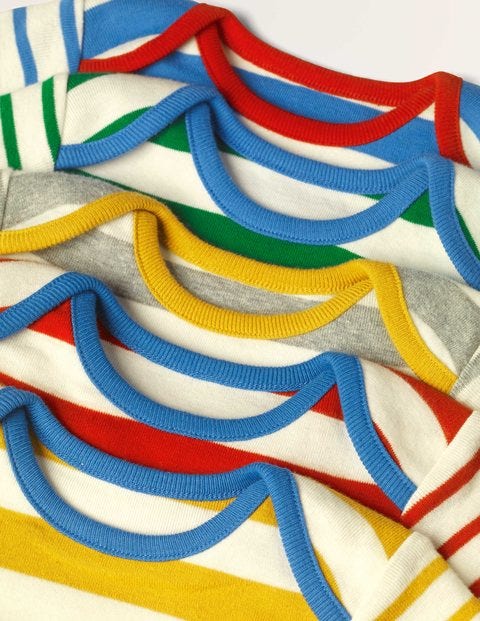 Stripy 5 Pack Bodies - Multi Stripe Stripy 5 Pack Bodies - Multi Stripe