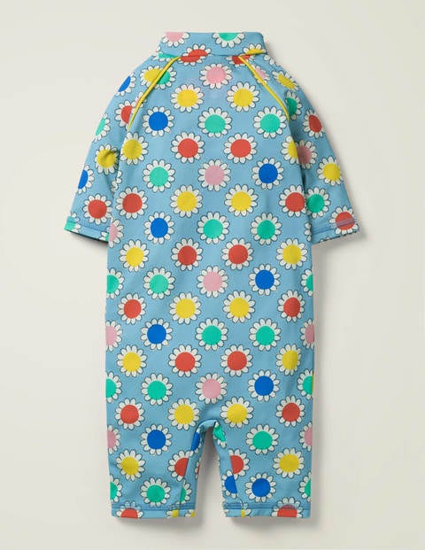 Sunsafe Surfsuit - Cloudy Blue Daisy Sunsafe Surfsuit - Cloudy Blue Daisy