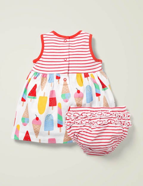 Printed Jersey Dress - Multi Baby Ice Creams Printed Jersey Dress - Multi Baby Ice Creams