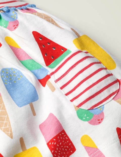 Printed Jersey Dress - Multi Baby Ice Creams Printed Jersey Dress - Multi Baby Ice Creams