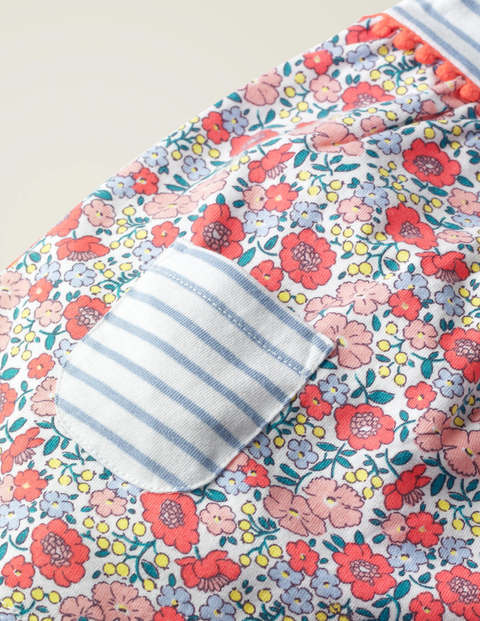 Printed Jersey Dress - Multi Pink Flowerbed Printed Jersey Dress - Multi Pink Flowerbed