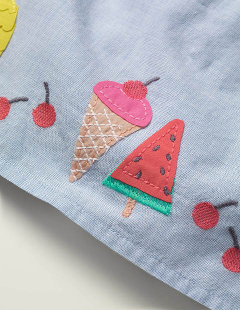 Flutter Appliqué Play Set - Daffodil Ticking Ice Cream Flutter Appliqué Play Set - Daffodil Ticking Ice Cream