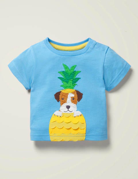 Fun Appliqué T-Shirt - Surfboard Blue Sprout Fun Appliqué T-Shirt - Surfboard Blue Sprout