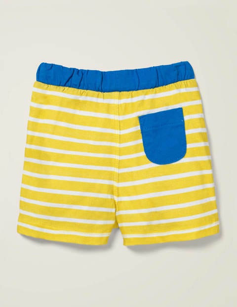 Essential Jersey Shorts - Primrose Yellow/White Essential Jersey Shorts - Primrose Yellow/White
