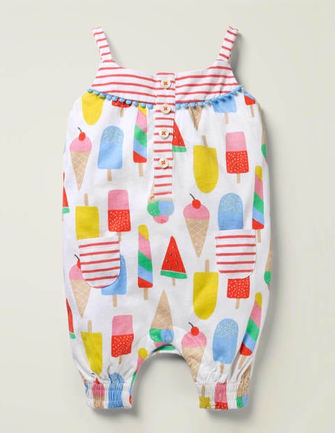 Hotchpotch Jersey Romper - Multi Baby Ice Creams Hotchpotch Jersey Romper - Multi Baby Ice Creams