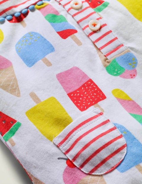 Hotchpotch Jersey Romper - Multi Baby Ice Creams Hotchpotch Jersey Romper - Multi Baby Ice Creams