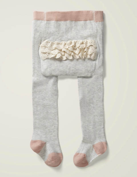 Ruffle Tights - Grey Marl Ruffle Tights - Grey Marl