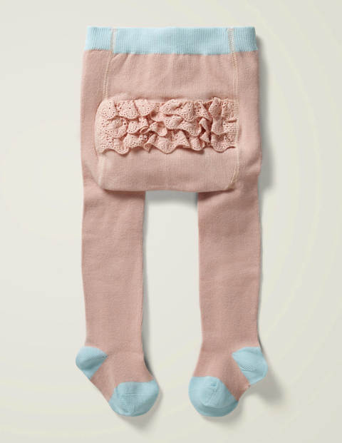 Strumpfhose Mit Rüschen - Delfinrosa Strumpfhose Mit Rüschen - Delfinrosa